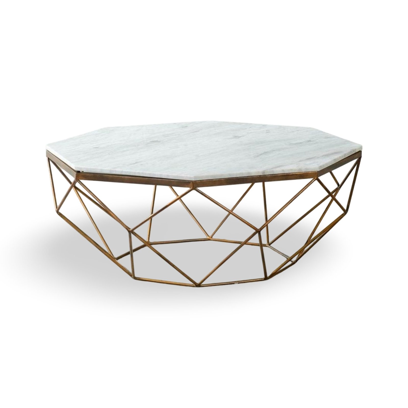 House Living Modern Metal Frame Coffee Table - Image 1