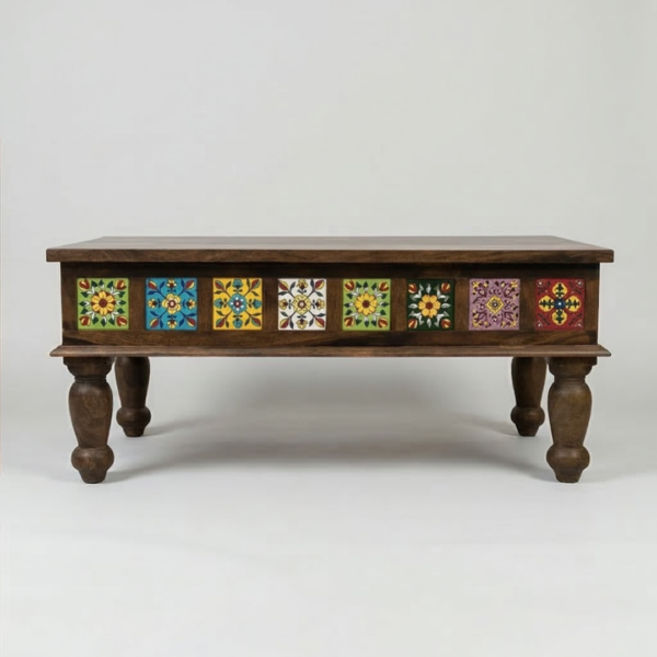 wooden coffee table - Image 2