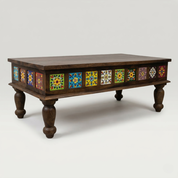 wooden coffee table - Image 3