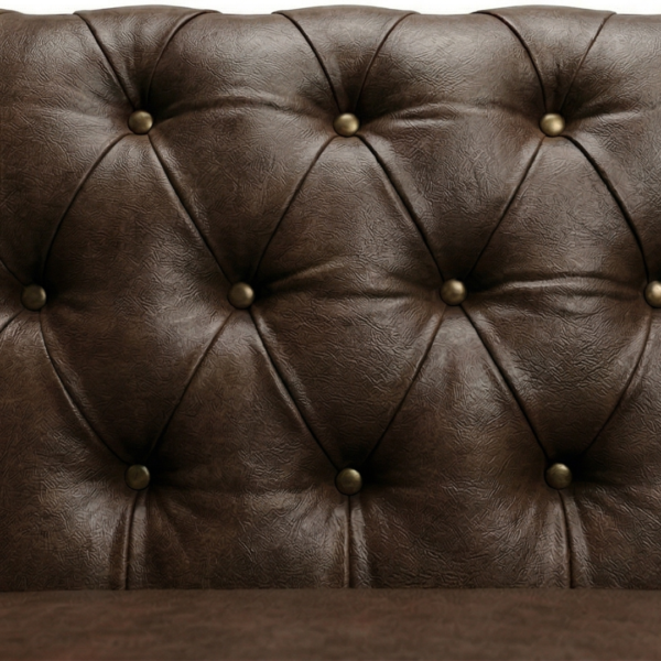 Mufa Chesterfield Wooden Sofa Set - Image 5